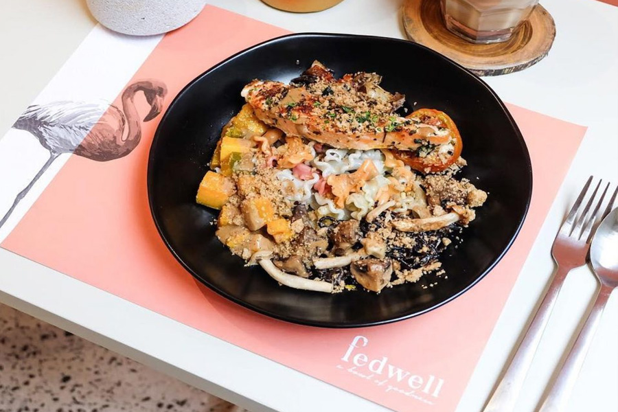 Fedwell menyajikan menu makan yang sehat dan rendah kalori